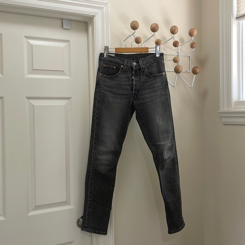 Levi's 501 - Slim denim jeans Black Wash - 24x28